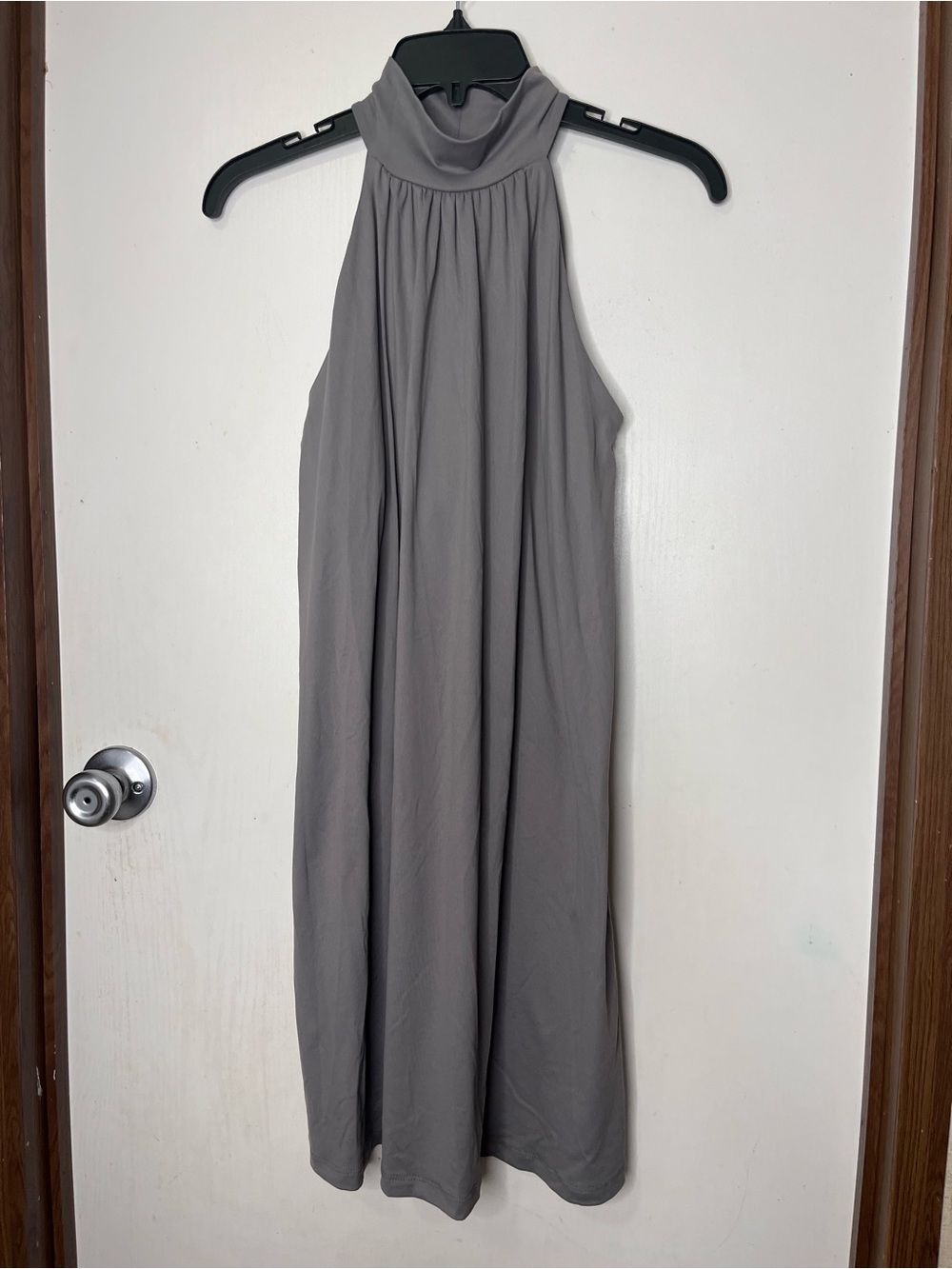 Susana Monaco Womens Gray Halter Dress Size S Nylon & Spandex